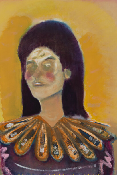 Ryan Mosley
Yesterdays Reflection, 2016
Oil on canvas on board
75 x 60 cm
29 1/2 x 23 5/8 ins
© The Artist; Courtesy Alison Jacques Gallery, London; Photography Michael Brzezinski
