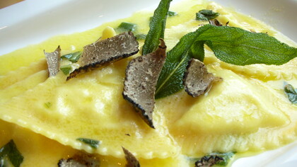 Ravioli with truffle