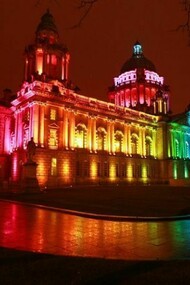 Belfast City Hall new illumination.