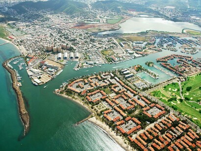 Puerto la Cruz, Venezuela. Vista aérea de la ciudad