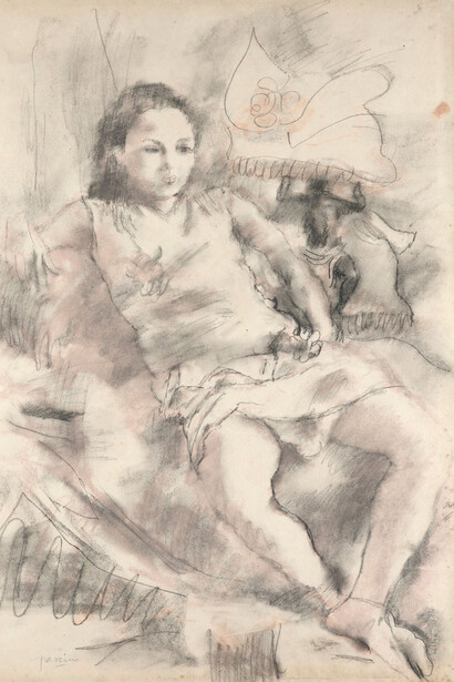 Jules Pascin, Simone, 1928. Courtesy of Jill Newhouse Gallery
