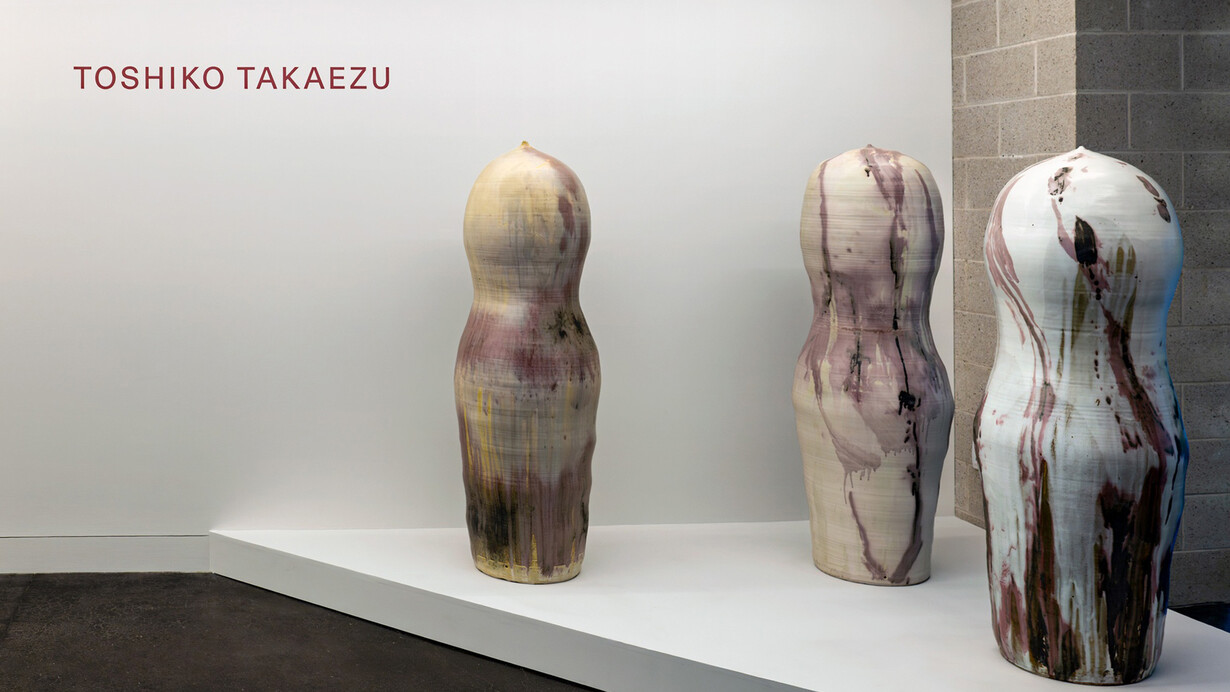 Toshiko Takaezu, Gifts from Toshiko, exhibition view. Courtesy of Tang Museum