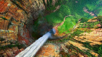 Angel Falls,  Auyán-tepui, Canaima National Park, Bolívar State, Venezuela
