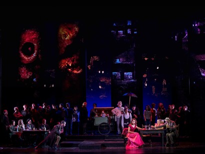 Una scena de La Bohème nel nuovo allestimento di Cristina Mazzavillani Muti