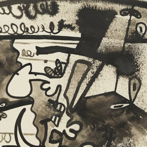 Carroll Dunham, Untitled (3/24/01) (detail), 2001. Courtesy of Art Institute of Chicago