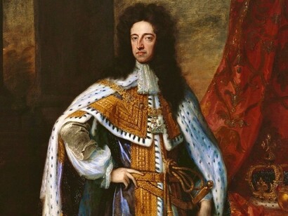 Godfrey Kneller, Ritratto di Guglielmo III, 1690 circa, dettaglio