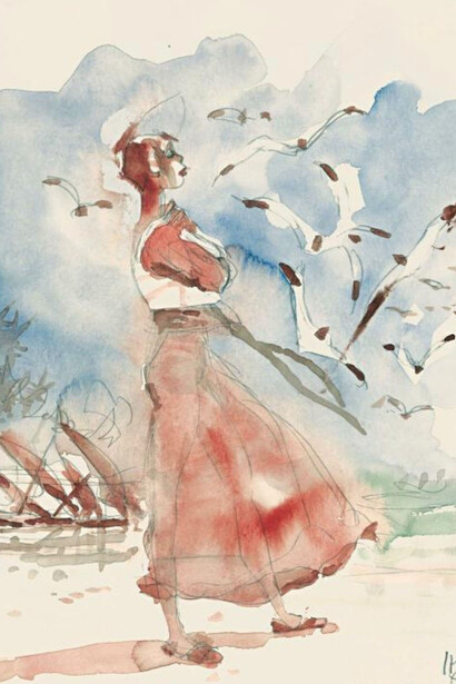 Hugo Pratt, Corto Maltese, aventureuses, 1994. Courtoisie du Centre Pompidou