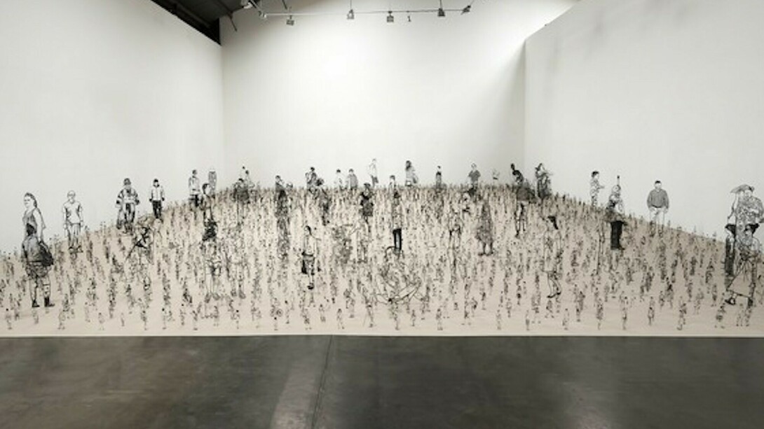 People I Saw But Never Met, Exhibition view. Courtesy of Shoshana Wayne Gallery