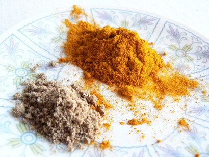 Curcuma e coriandolo