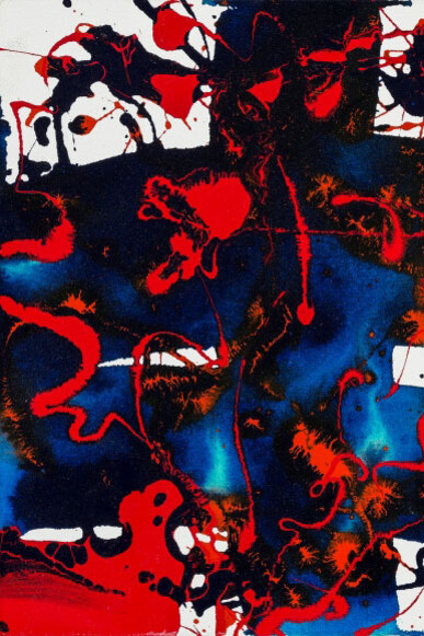 Between Tachisme and Abstract Expressionism. Courtesy of Hollis Taggart Galleries