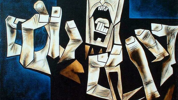 «Las manos de la protesta» (1968), Oswaldo Guayasamín