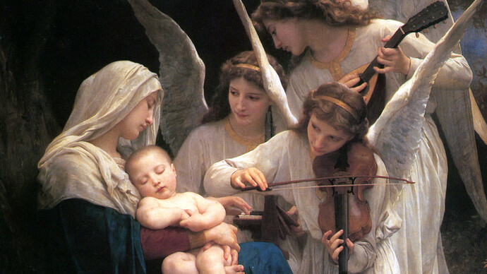 William Adolphe Bouguereau, Canción de los ángeles