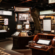 Sherlock Holmes: cracking the case, exhibition view. Courtesy of Pointe-à-Callière