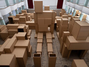Antony Gormley, What holds us, exhibition view. Courtesy of Galleria Continua