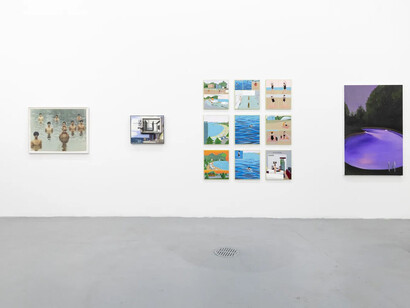 Various artists, Public pool, exhibition view. Courtesy of Ethan Cohen Gallery