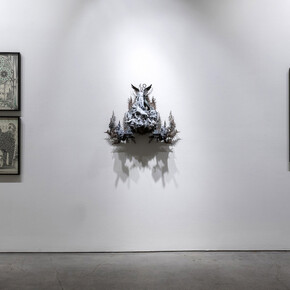 Kris Kuksi and Mark Wagner. Courtesy of Joshua Liner Gallery