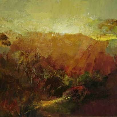 Margaret Egan, Autumn Wicklow I, 15 x 21 in