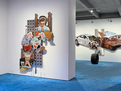 Robin Kid, Searching for America, exhibition view. Courtesy of Templon Gallery