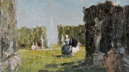 Figure in giardino