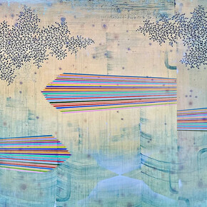 Gabe Brown, Quasar (detail), 2026. Courtesy of Kenise Barnes Fine Art