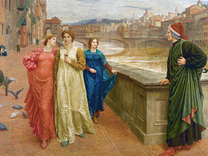 Henry Holiday, Dante e Beatrice a Firenze