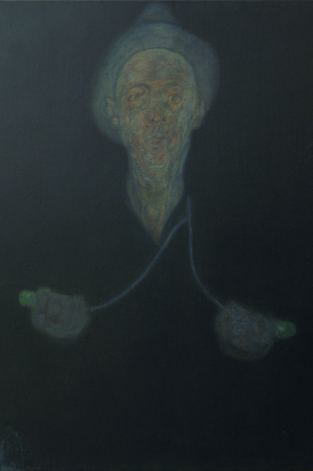 Simon Burton, Divine, 2014, oil on linen, 75 x 60 cm 