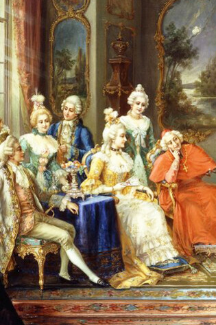 H. Pihnnero, Joven Mozart dando un recital (detalle)