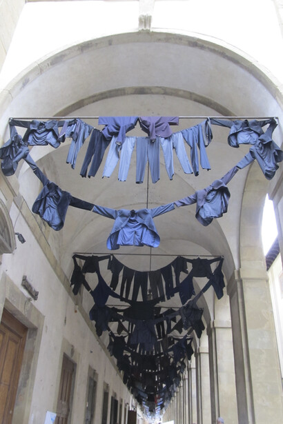 Kaarina Kaikkonen, Site specific installation for, Icastica Biennal, 2013, Arezzo