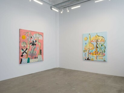 József Csató, Siren hospitality, exhibition view. Courtesy of Vielmetter Gallery 