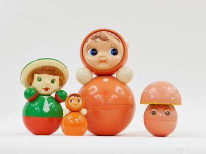 Nevalyashka Dolls, produced from 1958, Courtesy GRAD and Moscow Design Museum