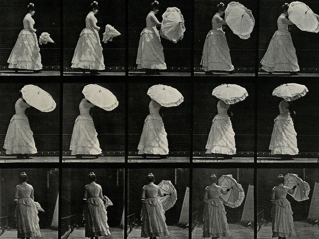 Eadweard Muybridge, Exhibition view. Courtesy of Galleria Credito Siciliano