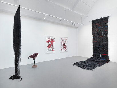Farkhondeh Shahroudi, Widerruf (Revocation), exhibition view. Courtesy of Galerie Barbara Thumm