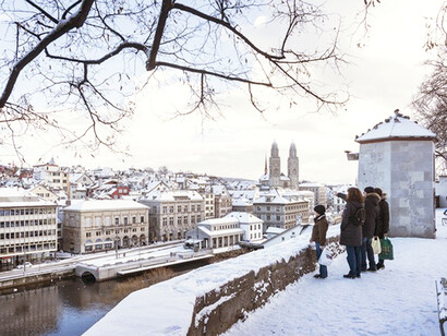 Zurich in winter