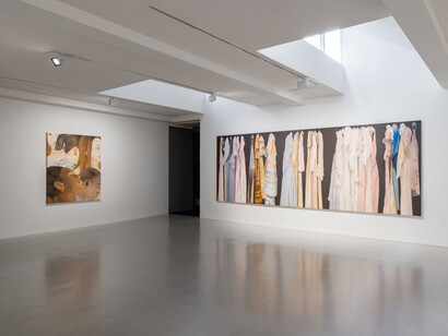 Katinka Lampe, Zacht, exhibition view. Courtesy of Galerie Ron Mandos