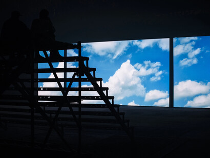 Tina Farifteh, When I saw the sun and the moon at the same time, exhibition view. Courtesy of the Fries Museum