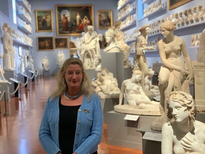 Nel tagliare il nastro della rinnovata Gipsoteca, Cecilie Hollberg ha sottolineato che l’Accademia non è solo scrigno della scultura michelangiolesca, ma custodisce importanti collezioni dell’arte fiorentina che rivaleggiano persino con il David