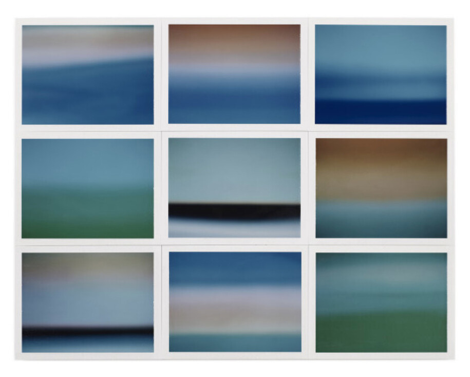 Thomas Paquet. Horizon, étude couleur #9. Courtesy Galerie Thierry Bigaignon.
