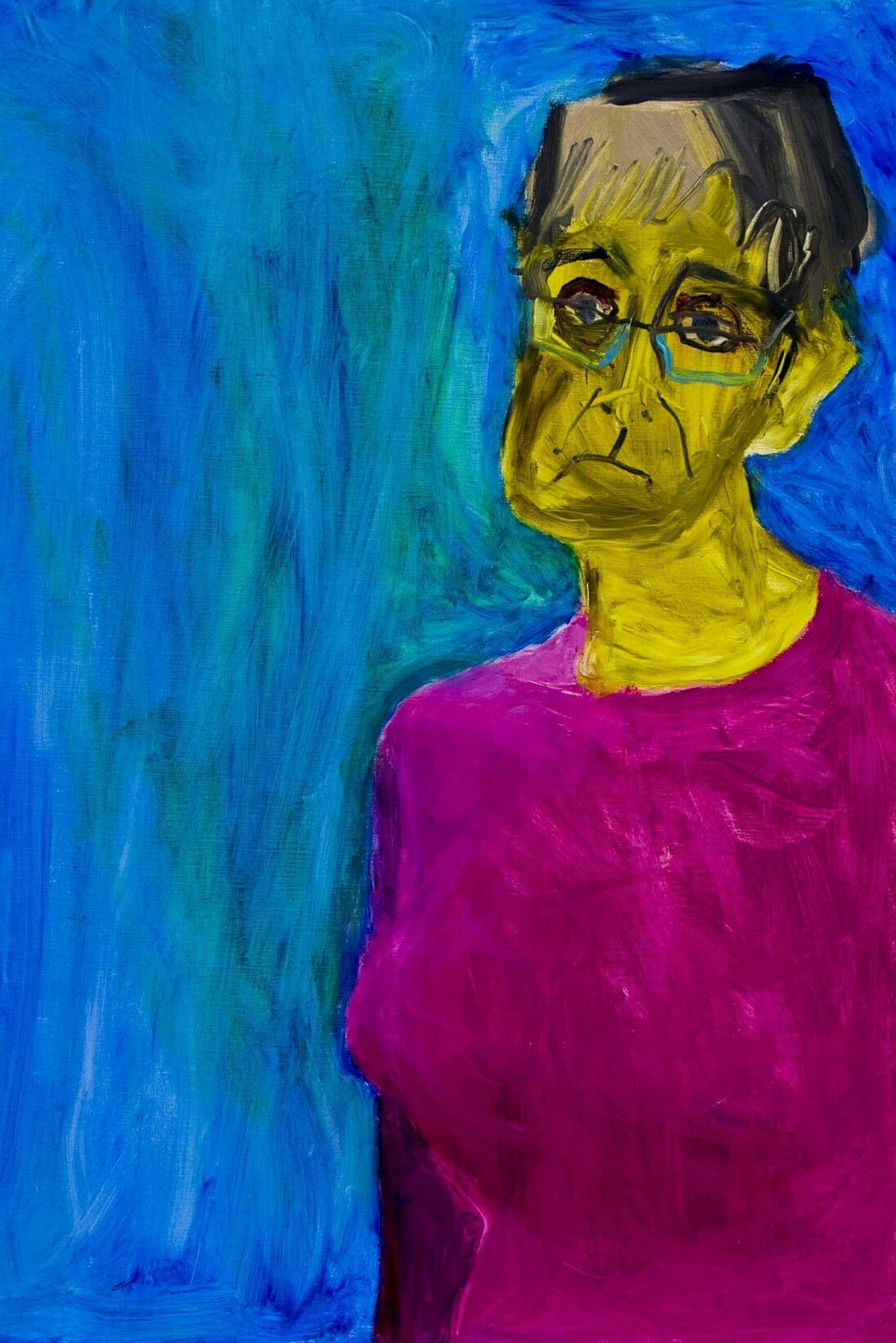 Lucy Jones, Older, 2014, Oil on Canvas, 70 x 50 cm, 27 1/2 x 19 3/4 in, Image courtesy of Flowers Gallery, London and New York
