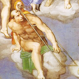 Michelangelo Buonarroti, Giudizio Universale, dettaglio