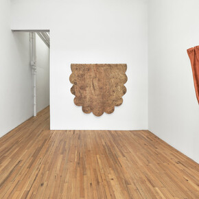 Fredrik Værslev, New curtain bangs, exhibition view. Courtesy of Andrew Kreps Gallery
