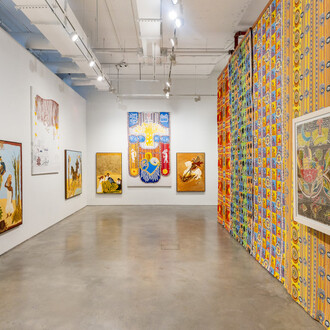 Alberto Pitta and Elian Almeida, Carnival, struggle and other brazilian stories, exhibition view. Courtesy of Nara Roesler Gallery