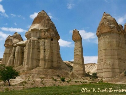 Surreal landscape: the strange rocks in Cappadocia