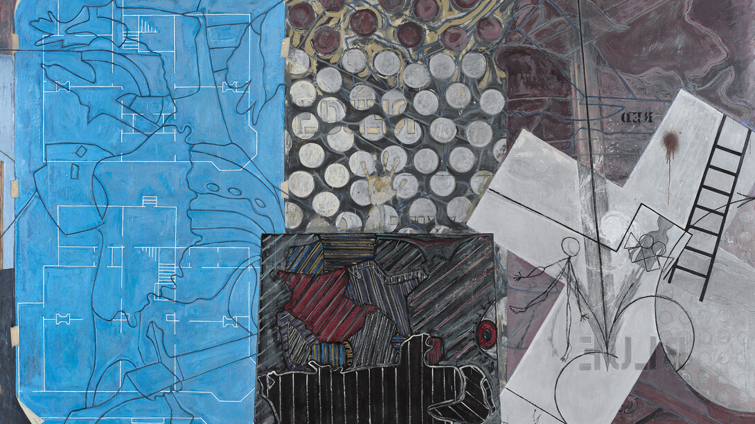Jasper Johns, Untitled (detail), 1992-94. Courtesy of Guggenheim Museum Bilbao