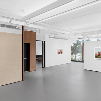 Will Cotton, An affair to remember, paintings and studies, exhibition view. Courtesy of Ross + Kramer