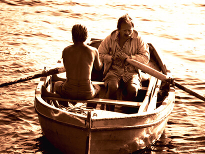 Giancarlo Bigazzi in barca