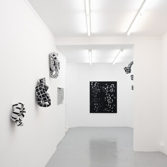 Esther Stocker, Geometric secrets, exhibition view. Courtesy of Galerie Alberta Pane