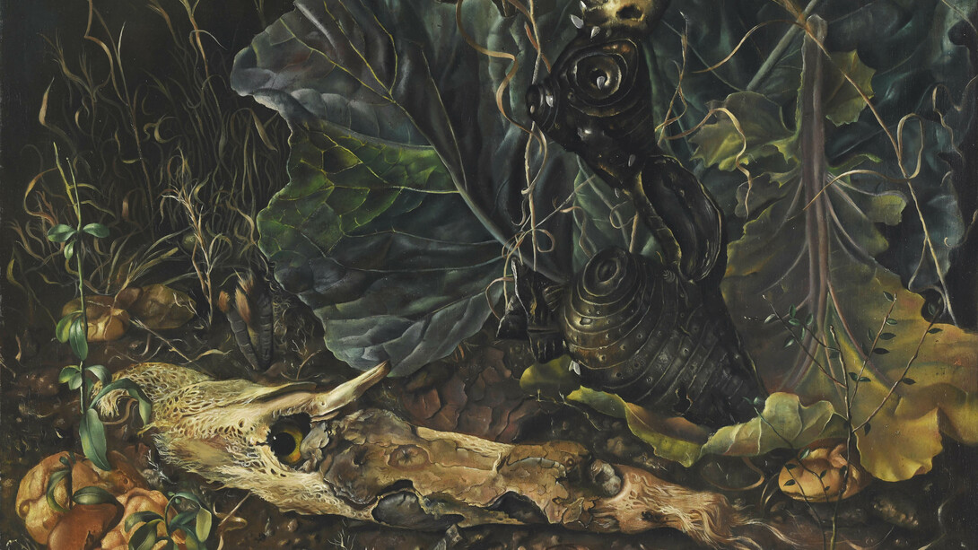 Leonor Fini, Sphinx regina (Sphinx reine) (detail), 1943. Courtesy of SCHIRN