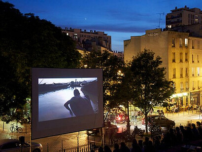 Projection en plein air, 20ème arrondissement, Courtesy Belleville en Vue(s)