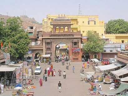 Mercado de rua, Jodhpur, India