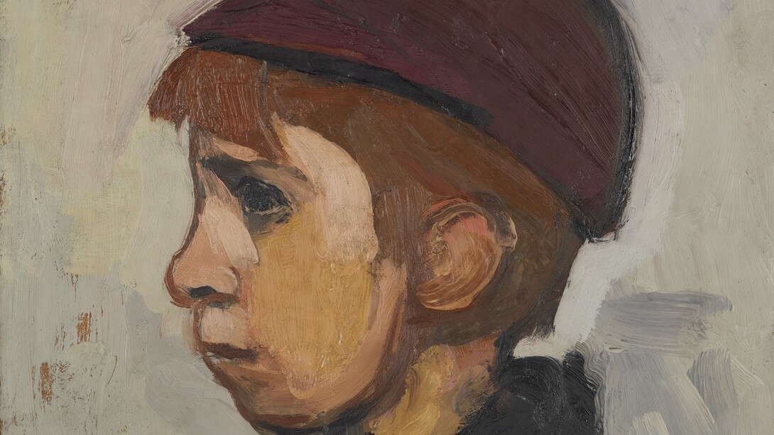 Joan Eardley, Boy’s Head, Oil on board, Government Art Collection, © Estate of the Artist / Image: Crown Copyright, UK Government Art Collection, © Estate of Joan Eardley. All Rights Reserved, DACS 2014